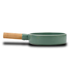 Porcelain serving pot "Terrestrial" with bamboo handle 34cm