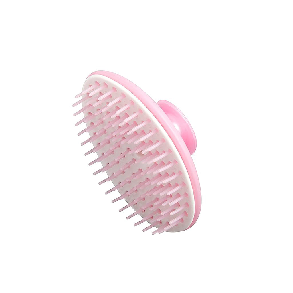 Aisen New Escare Shampoo Brush Be236 – pink Japanese scalp massager for deep cleansing and relaxation