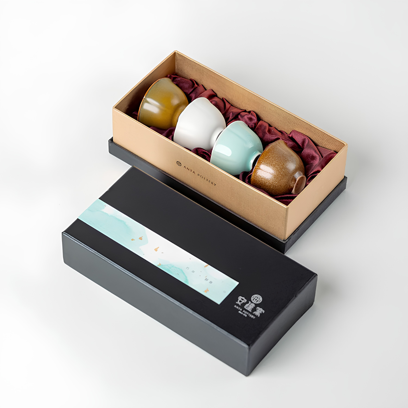 Anta Taiwanese tea cups four-piece set