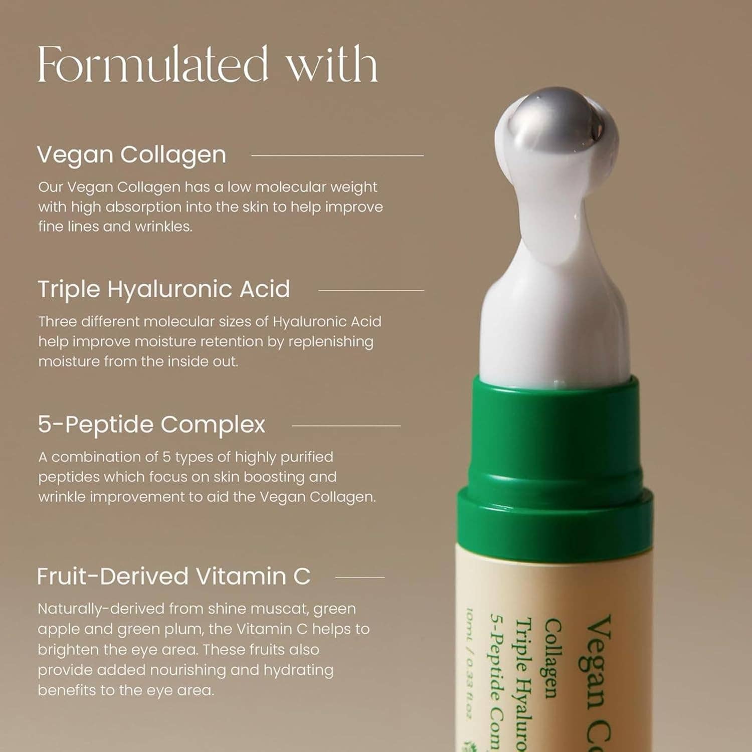 AXIS-Y vegan collagen eye serum for dark circles and fine lines