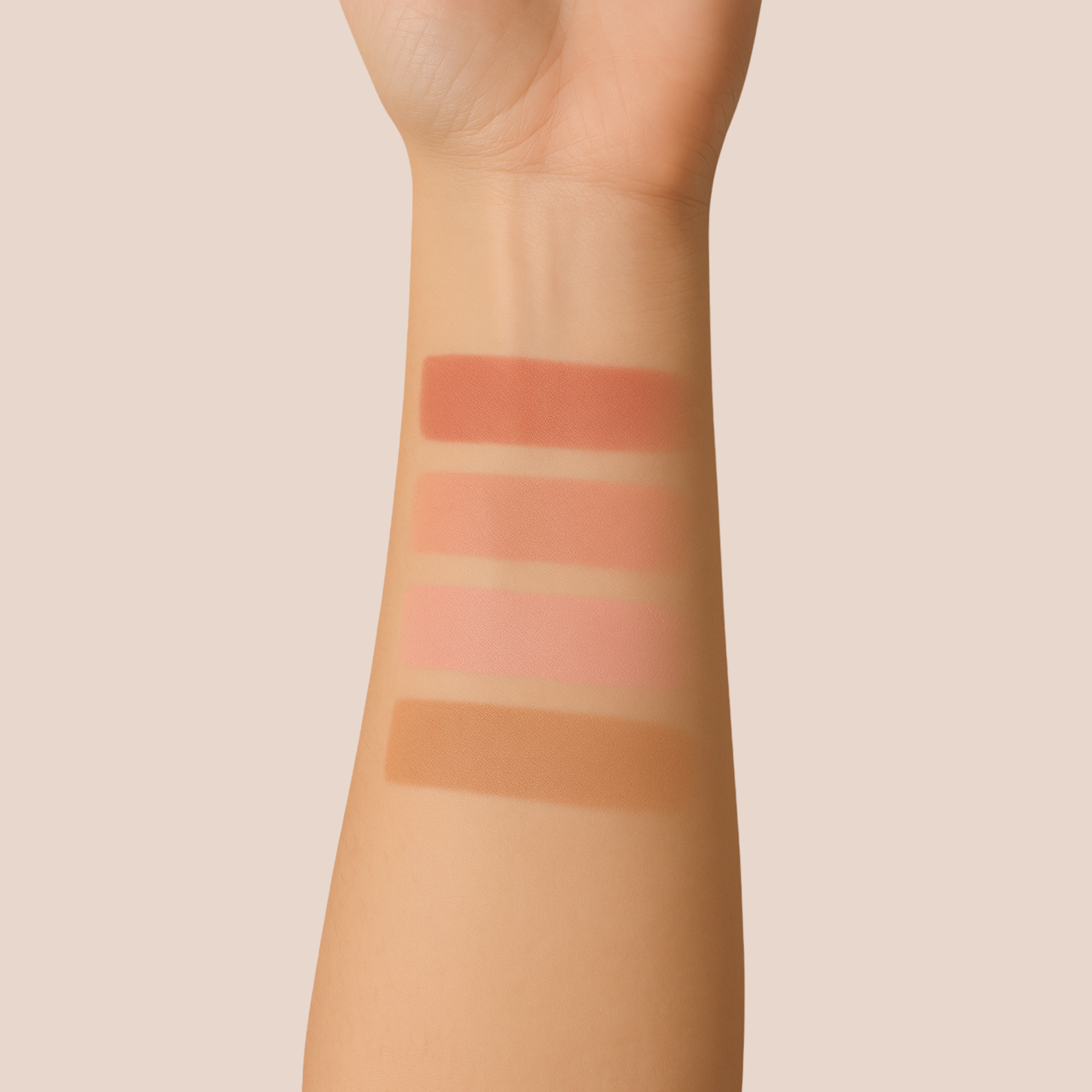 Taylor Made Organics organic pressed blush in brave precious elegant shades