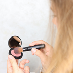 Taylor Made Organics organic pressed blush in brave precious elegant shades
