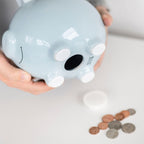 Ceramic Piggy Bank - Blue