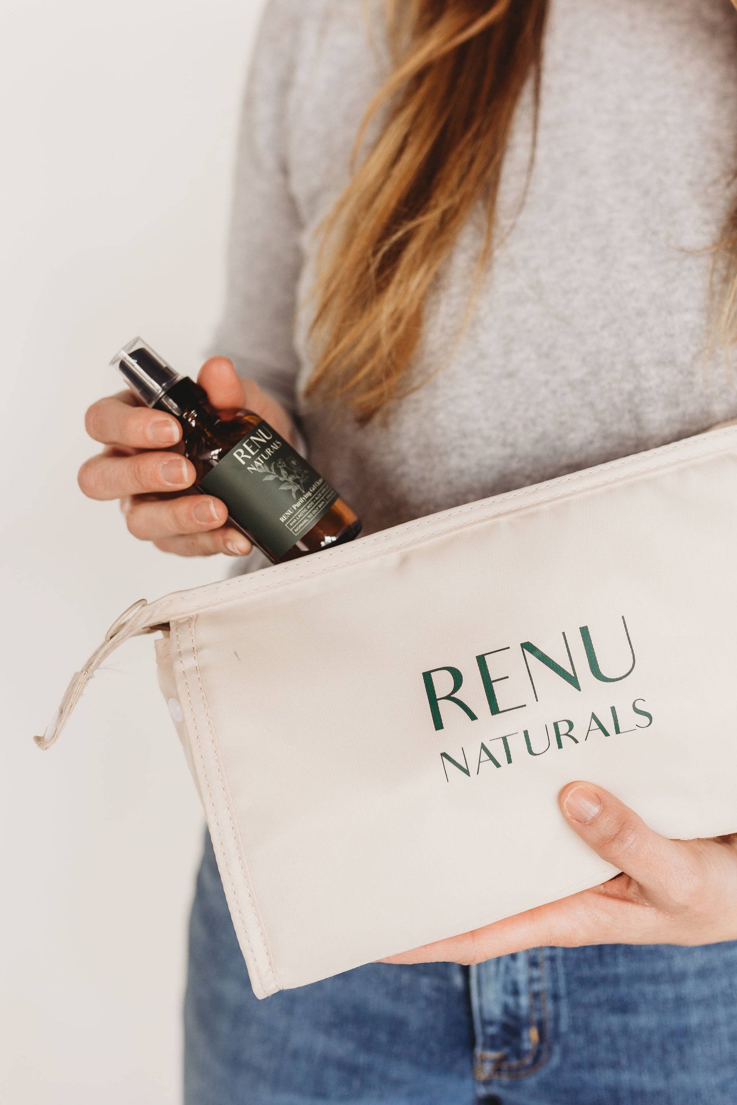 RENU Naturals Glow-On-The-Go Beauty Set – Clean Travel Skincare Kit