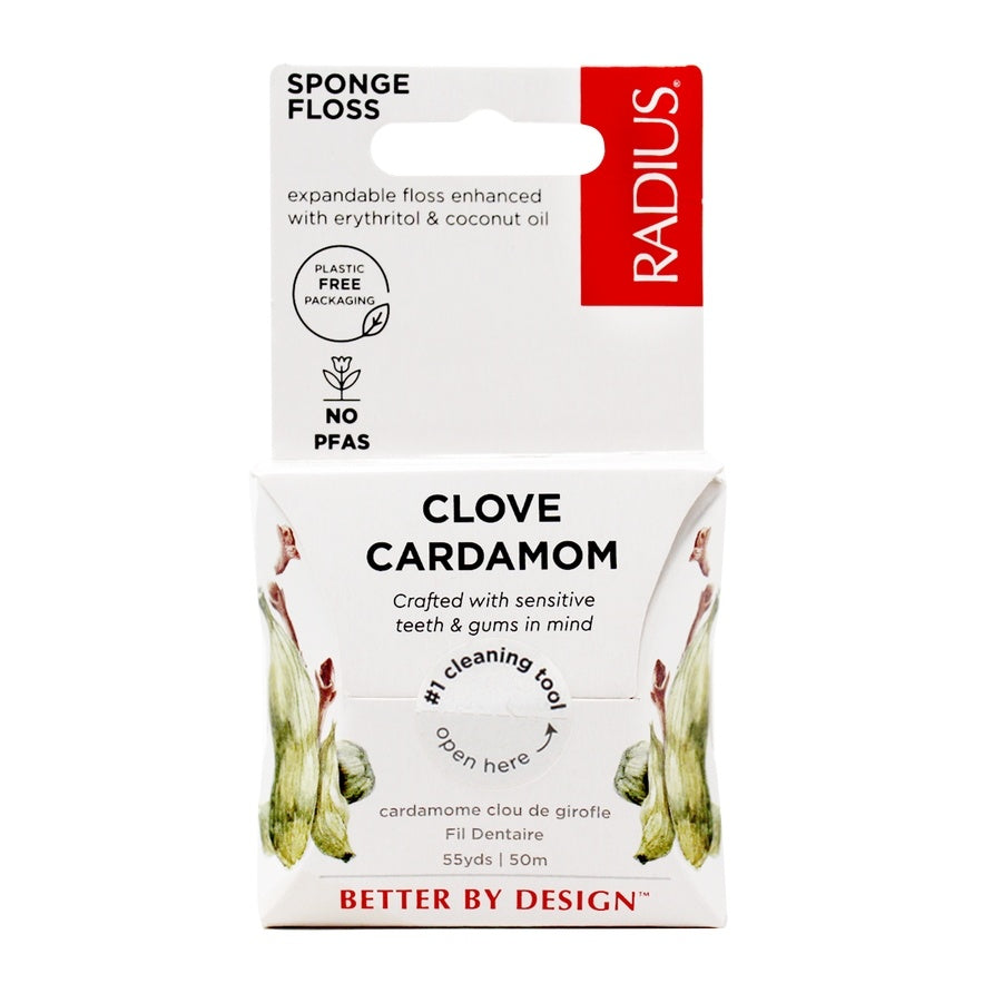 Vegan Clove Cardamom Sponge Floss@55yd