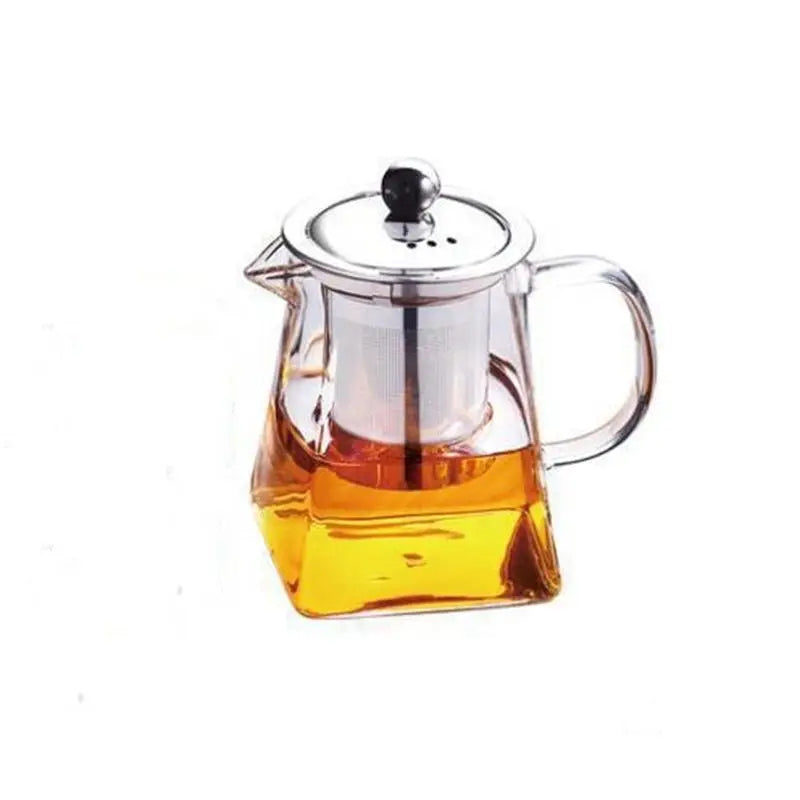 Glass Teapot With Stainless Steel Infuser & Lid  32oz