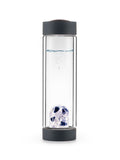 Vitajuwel Via Heat Balance | Double-Walled Tea Bottle With
Sodalite, Chalcedony And Clear Quartz