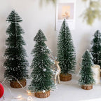 Green Velvet Christmas Tree – Desktop Decoration