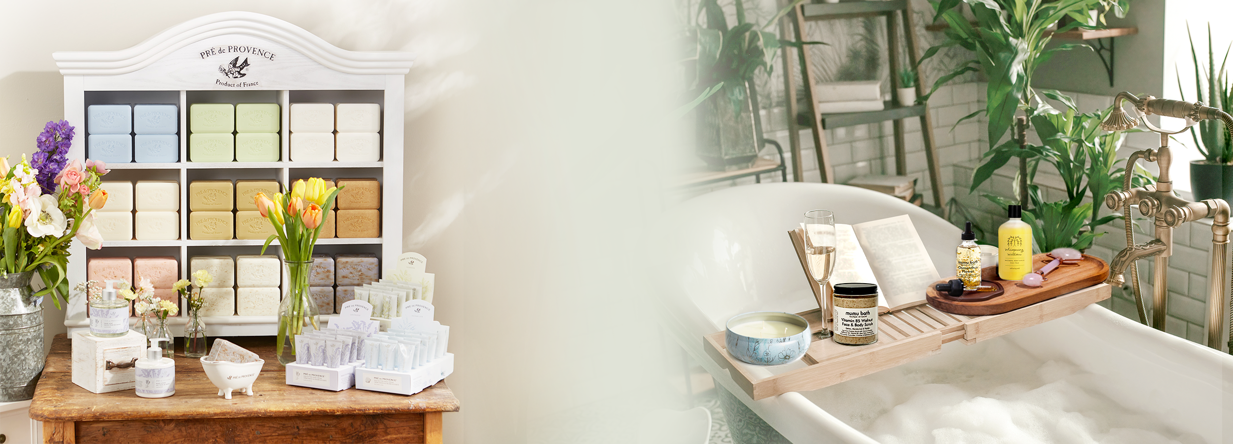 Natural skincare and herbal wellness products from around the world