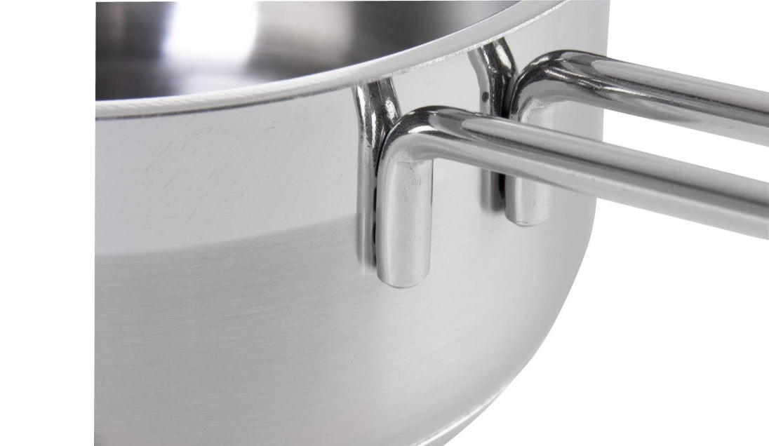 bemus stella 1.6l stainless steel saucepan 16cm induction cooking pot
