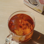 Blooming floral tea featuring lotus, rose and chrysanthemum