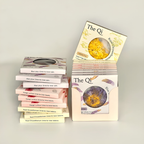 Blue Lotus, Chrysanthemum and Rose blooming tea set