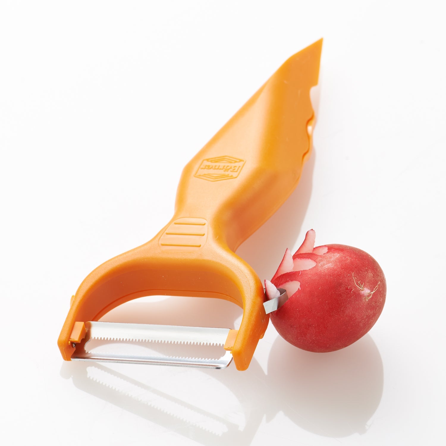 borner 6 in 1 garnish peeler multifunction vegetable and fruit peeler with grater
