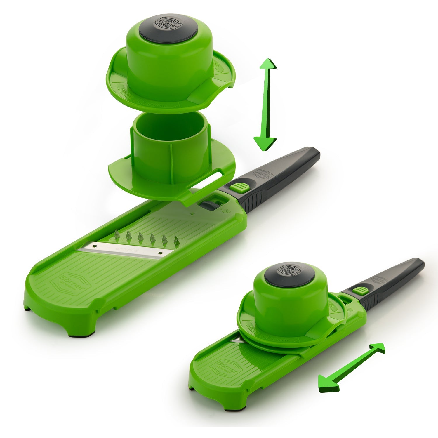 borner multi dicer and julienne cutter vegetable slicer with stainless steel blades
