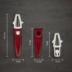 borner multi peeler set vegetable and fruit peeler with julienne and straight blades