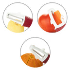 borner multi peeler set vegetable and fruit peeler with julienne and straight blades