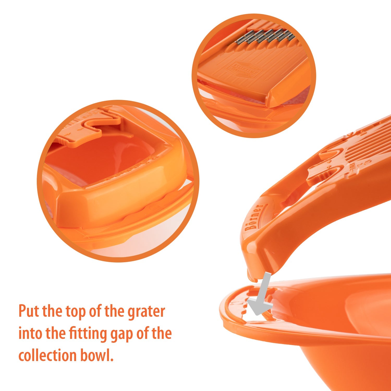 borner powerline bowl with sieve insert vegetable slicer collection bowl and strainer