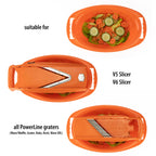 borner powerline bowl with sieve insert vegetable slicer collection bowl and strainer
