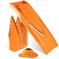 borner v1 classicline mandoline vegetable slicer with julienne blades and safety holder