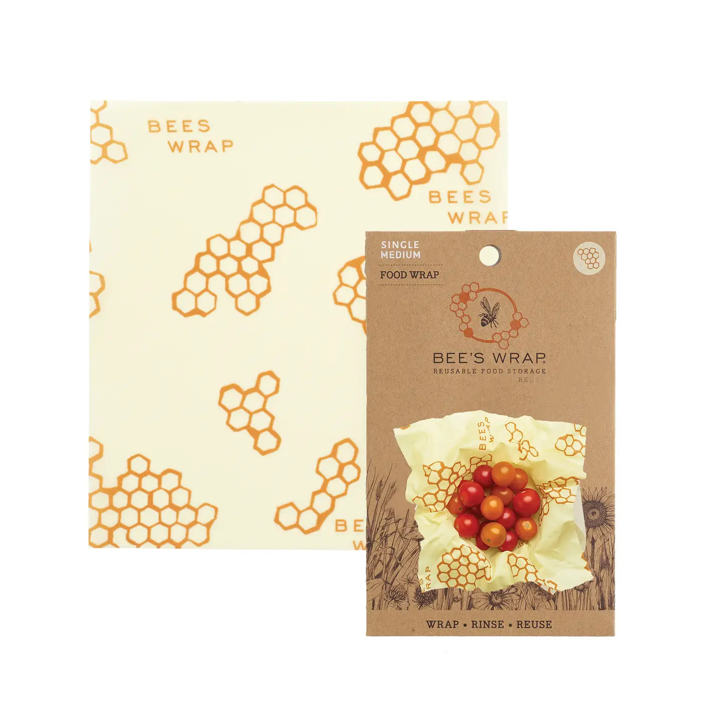 Bee's Wrap - Single Medium Wrap – Honeycomb