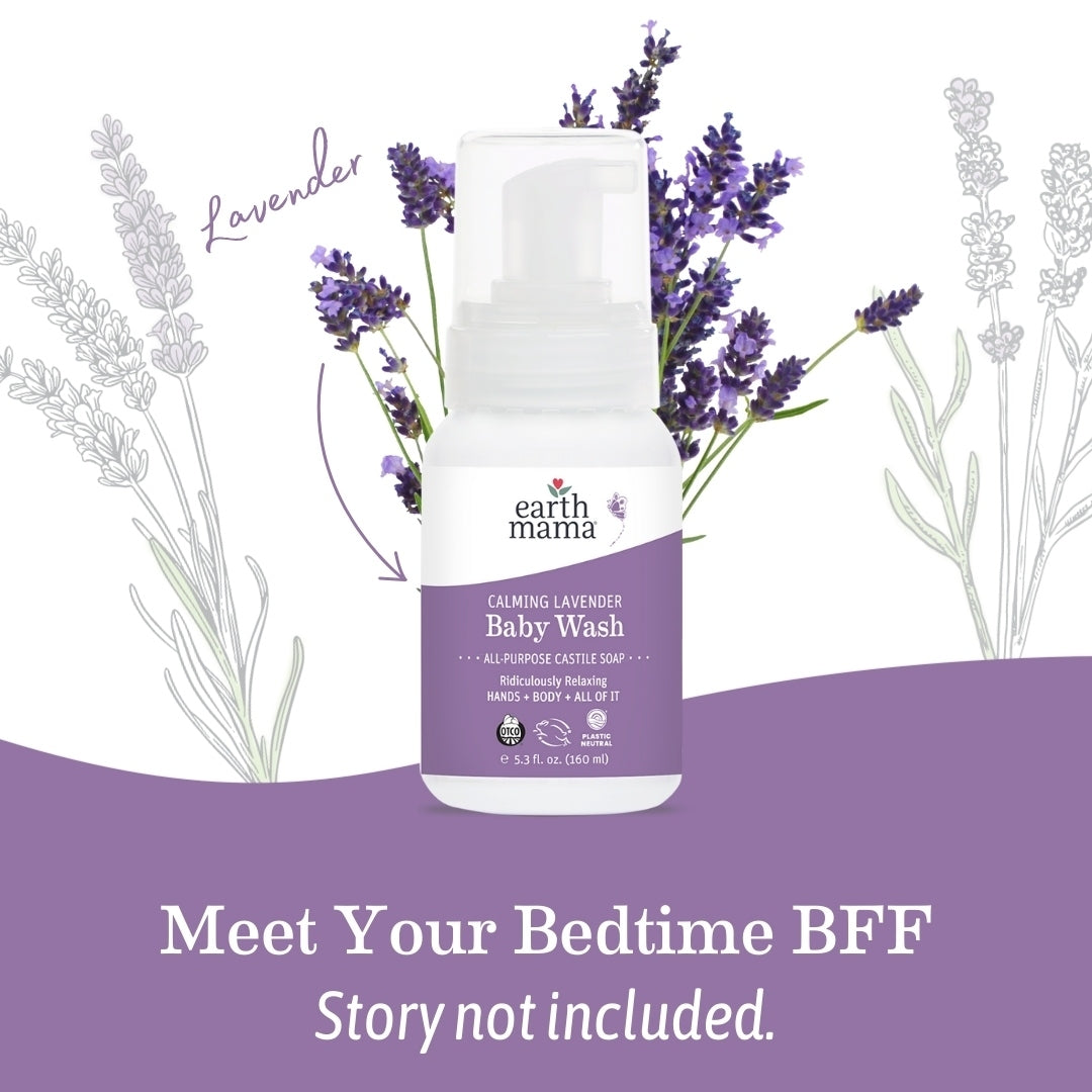 Earth Mama Organics Calming Lavender Castile Baby Wash