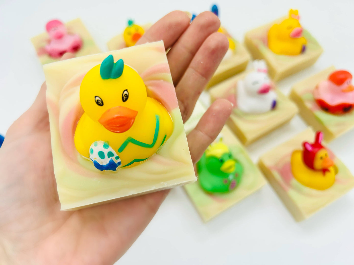 Hoppy Duckling Handmade Soap Bar for Kids EASTER VEGAN