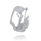 Fan Dance Brooch Silver Side - Shen Yun Collections