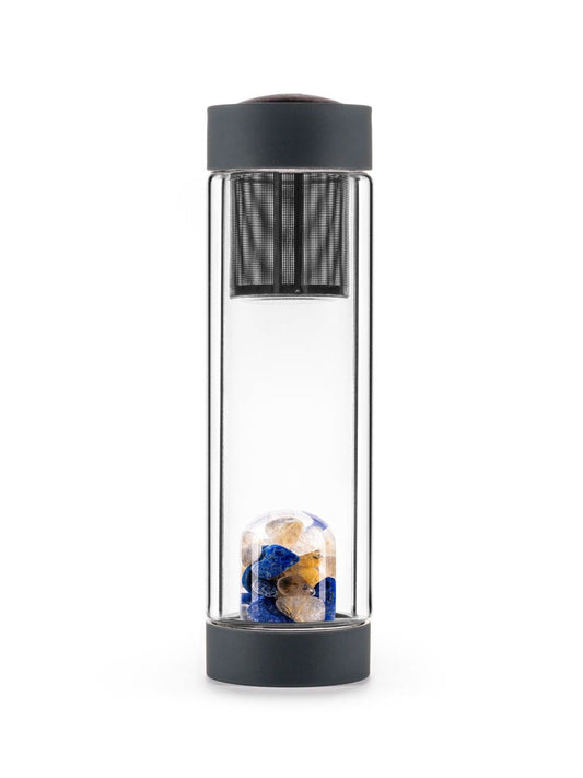 Vitajuwel Via Heat Inspiration | Double-Walled Tea Bottle With
Crystals