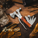 Lucky Jack camping multi-tool with hammer and bottle opener