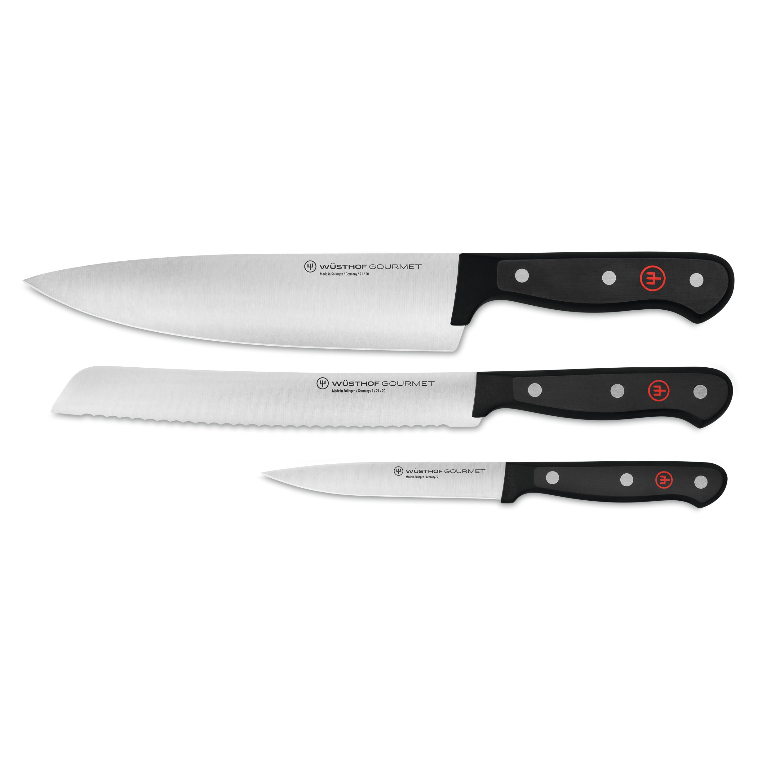 Wüsthof Gourmet 3-Piece Starter Knife Set