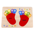 Toysters Colorful Foot Puzzle