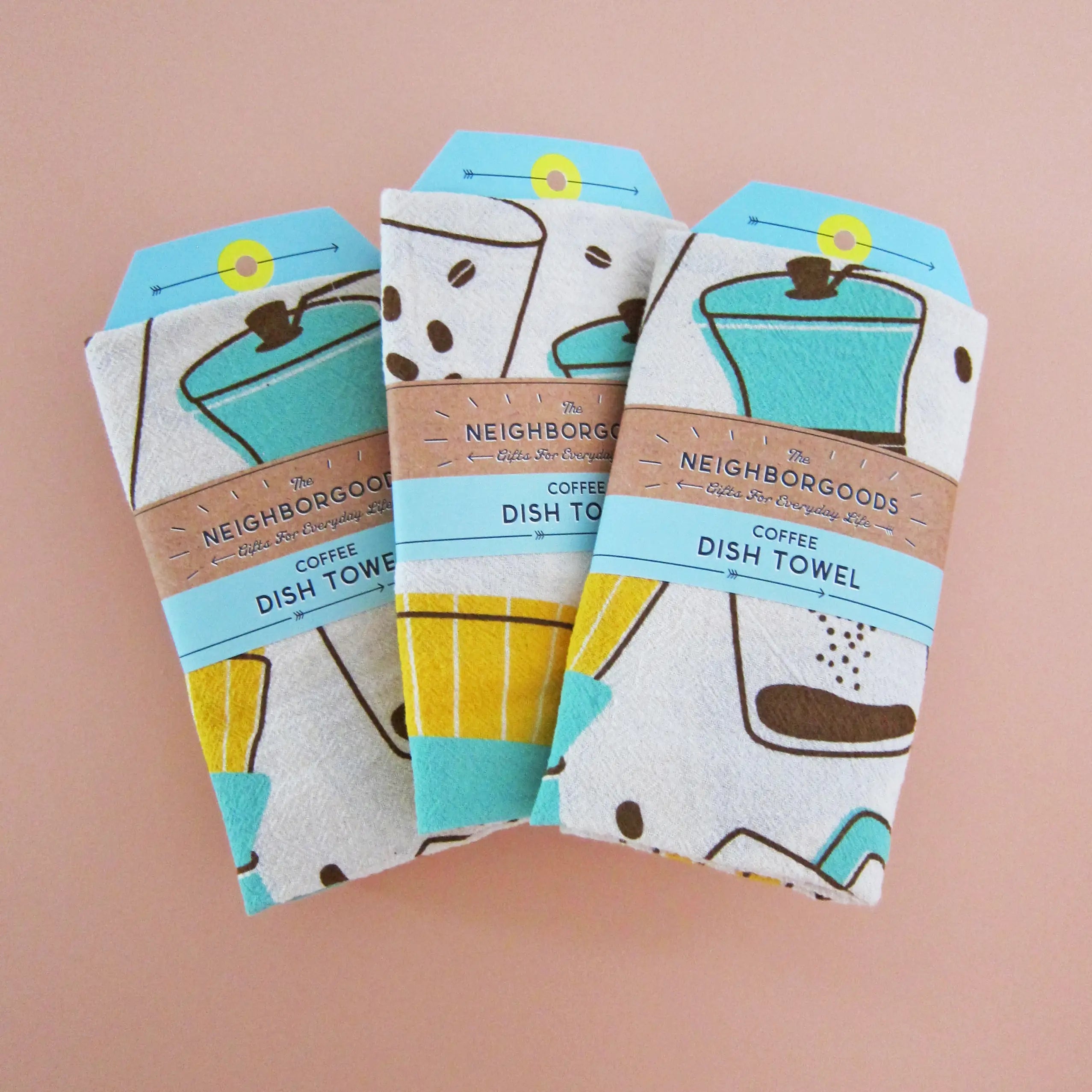 Coffee lover kitchen towel by The Neighborgoods