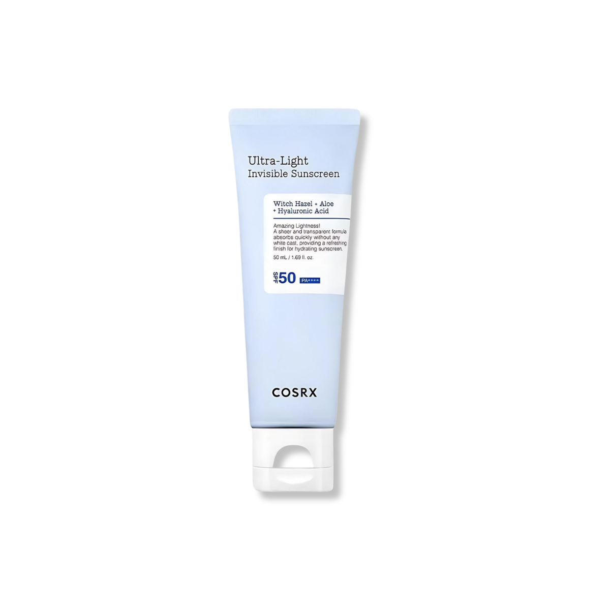 COSRX Ultra-Light Invisible Sunscreen SPF 50 PA++++ 50 mL Korean facial sunscreen