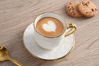 Pampa Bay Golden Salerno Espresso Cup and Saucer