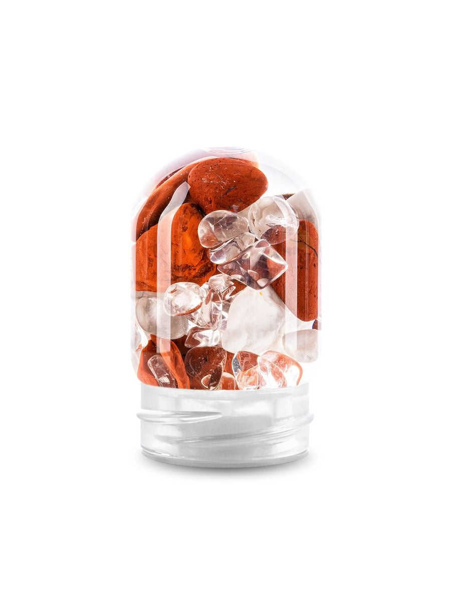 Vitajuwel Via Gempod - Fitness (Red Jasper - Magnesite - Clear Quartz)