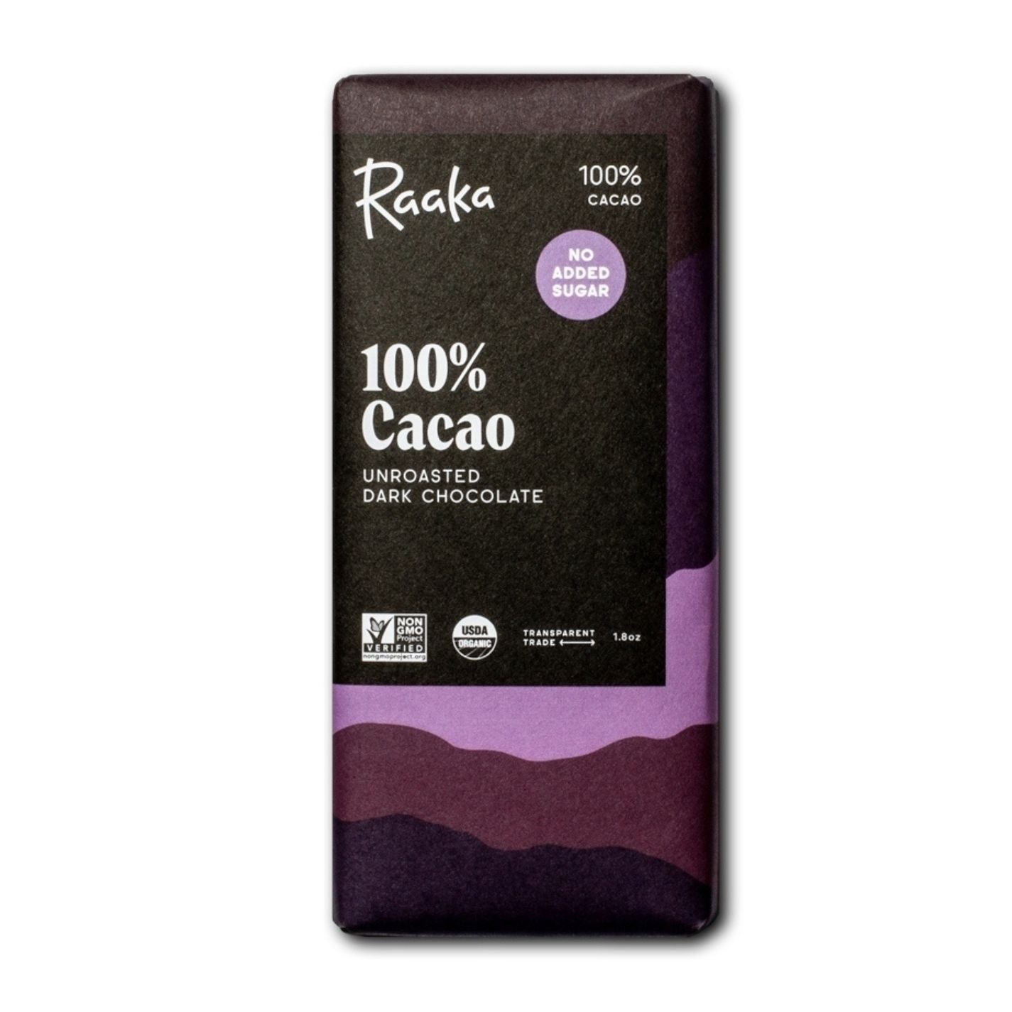 100% Cacao (No Added Sugar) Chocolate Bar