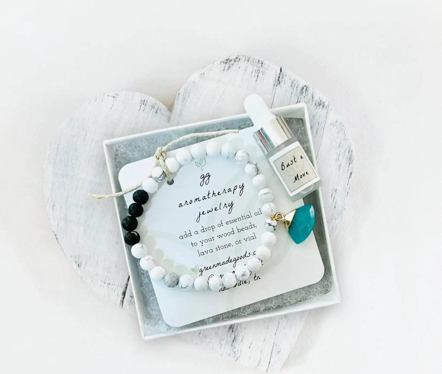 Howlite Diffuser Bracelet