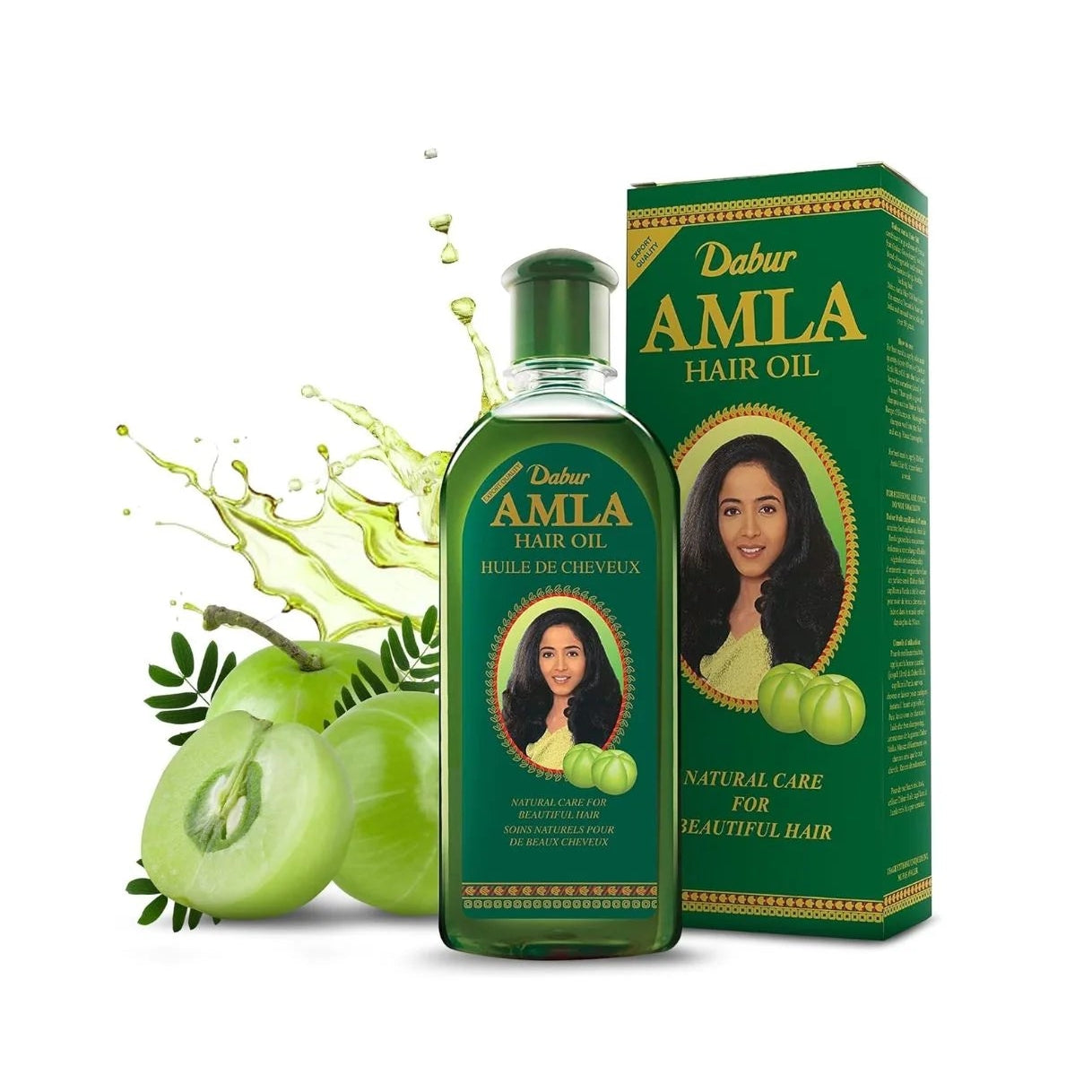 Dabur Amla Hair Oil – Indian herbal hair oil with Amla extract for strong, shiny, and healthy hair