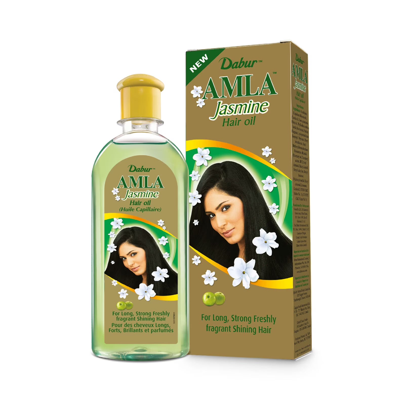 Dabur Amla Jasmine Hair Oil – nourishing hair oil infused with Amla and Jasmine for long, strong, shiny hair