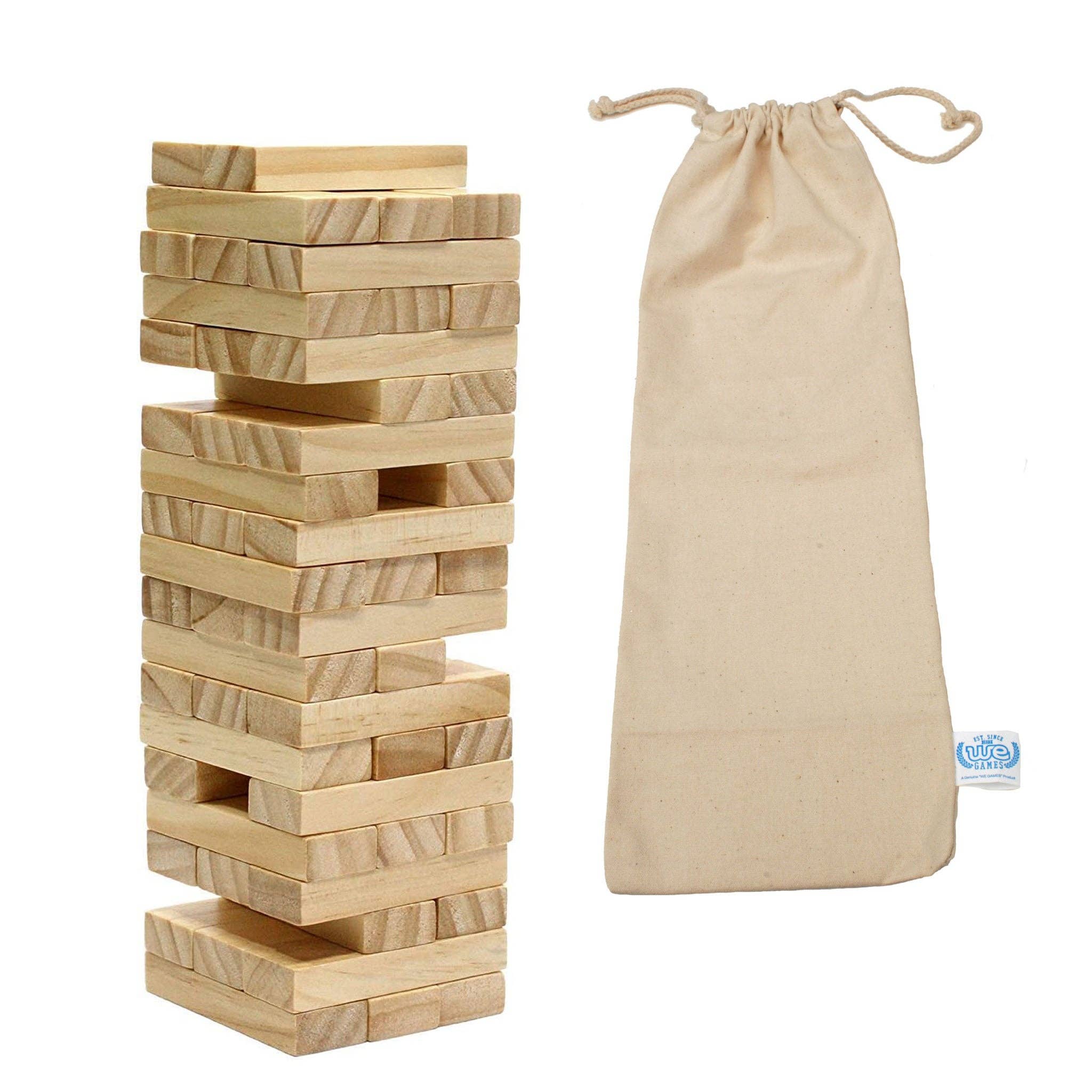 Wood Block Stacking Tower 12 Inch