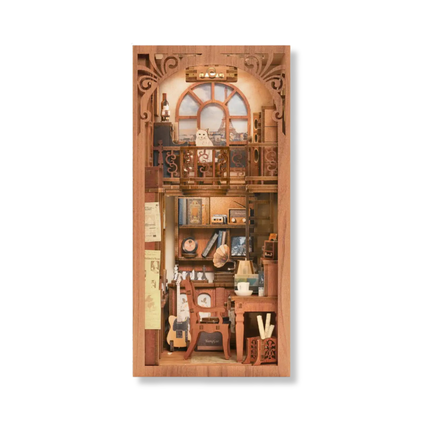 Hands Craft 355-piece vintage music book nook