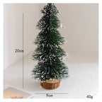 Green Velvet Christmas Tree – Desktop Decoration