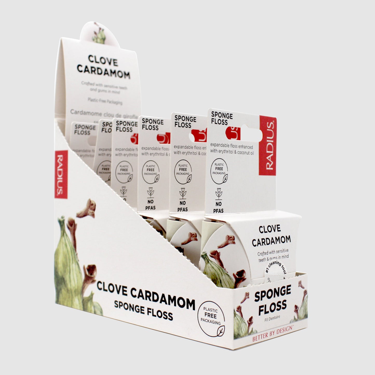 Vegan Clove Cardamom Sponge Floss@55yd