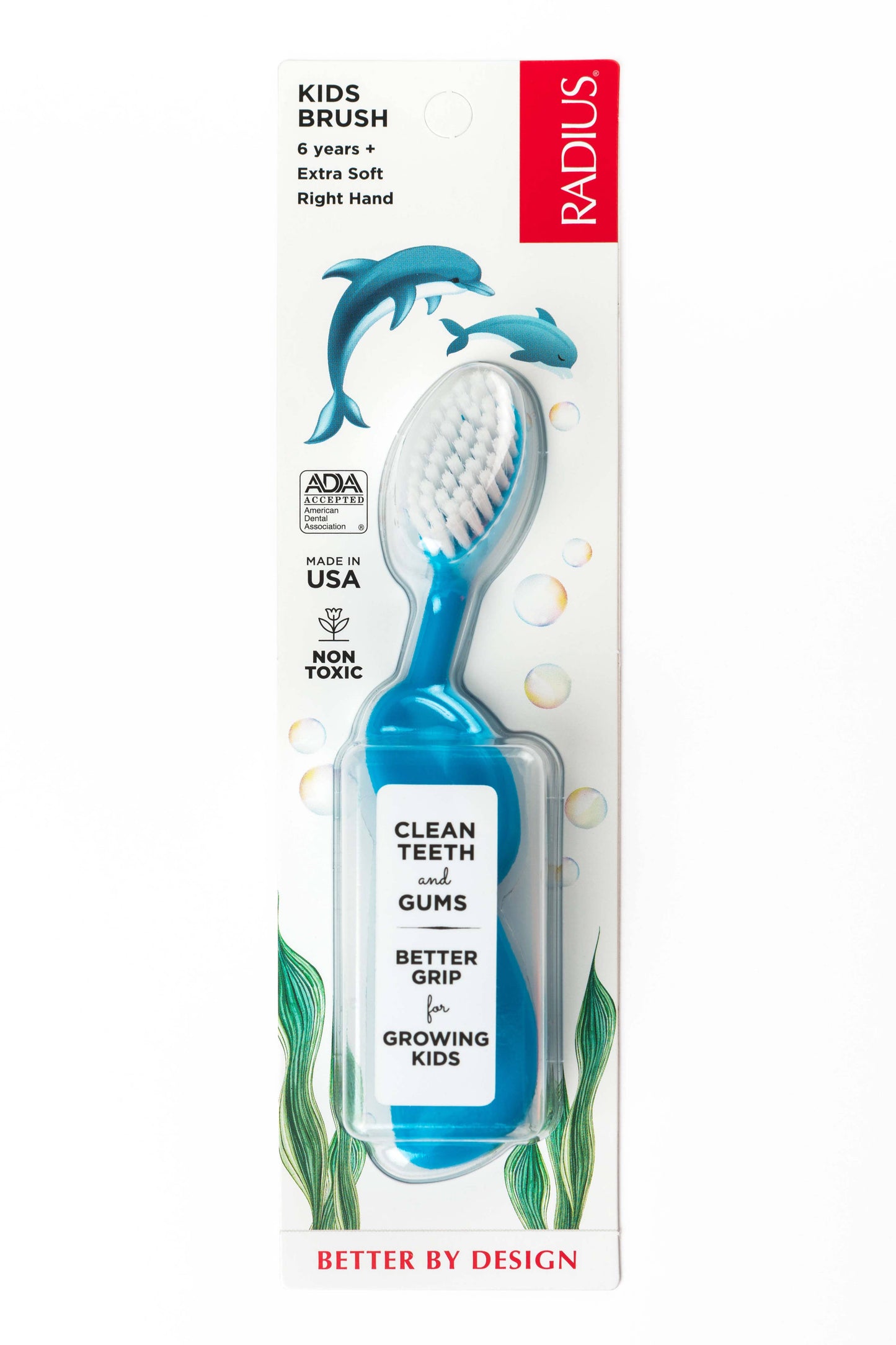 Radius Kidz Brush Toothbrush -  6yrs+ Right Hand