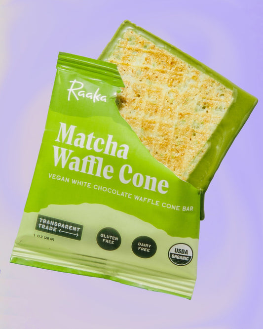 Matcha White Chocolate Waffle Cone Bar