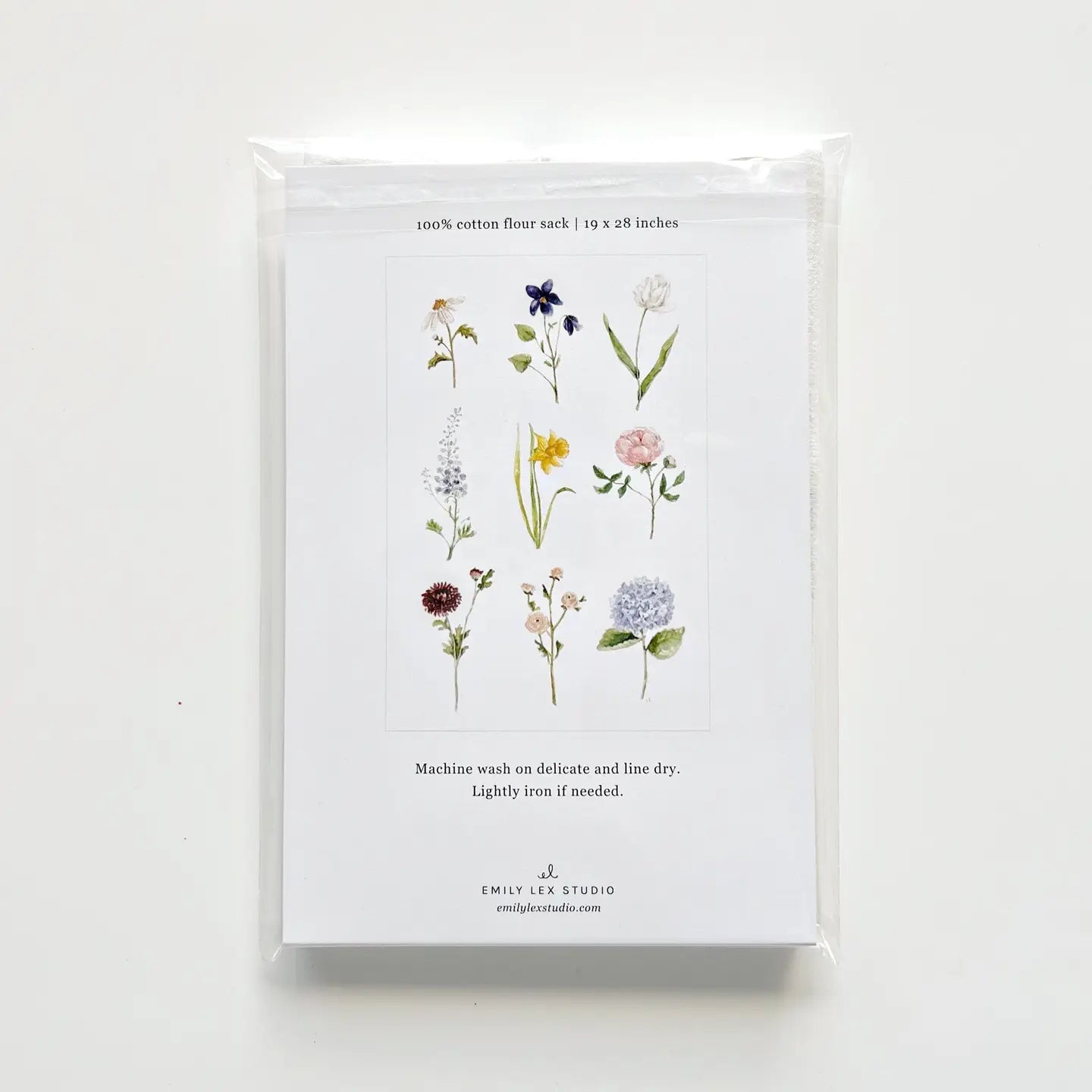 Garden Flowers Tea Towel