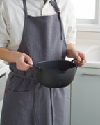 Aikata Tempura Pot (Iron Fryer, Spout Included)