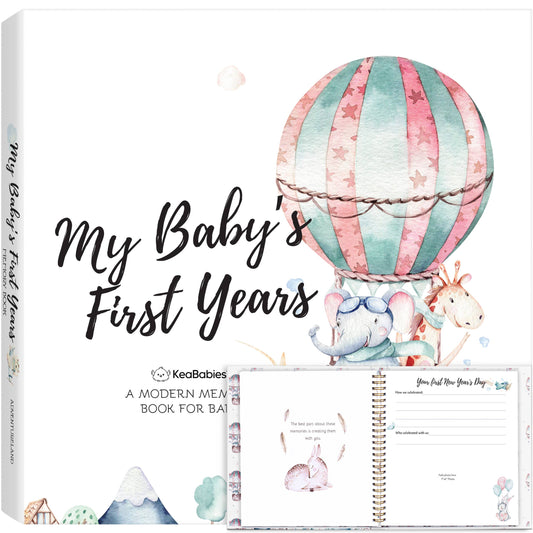 KeaBabies Baby First Years Memory Book - AdventureLand