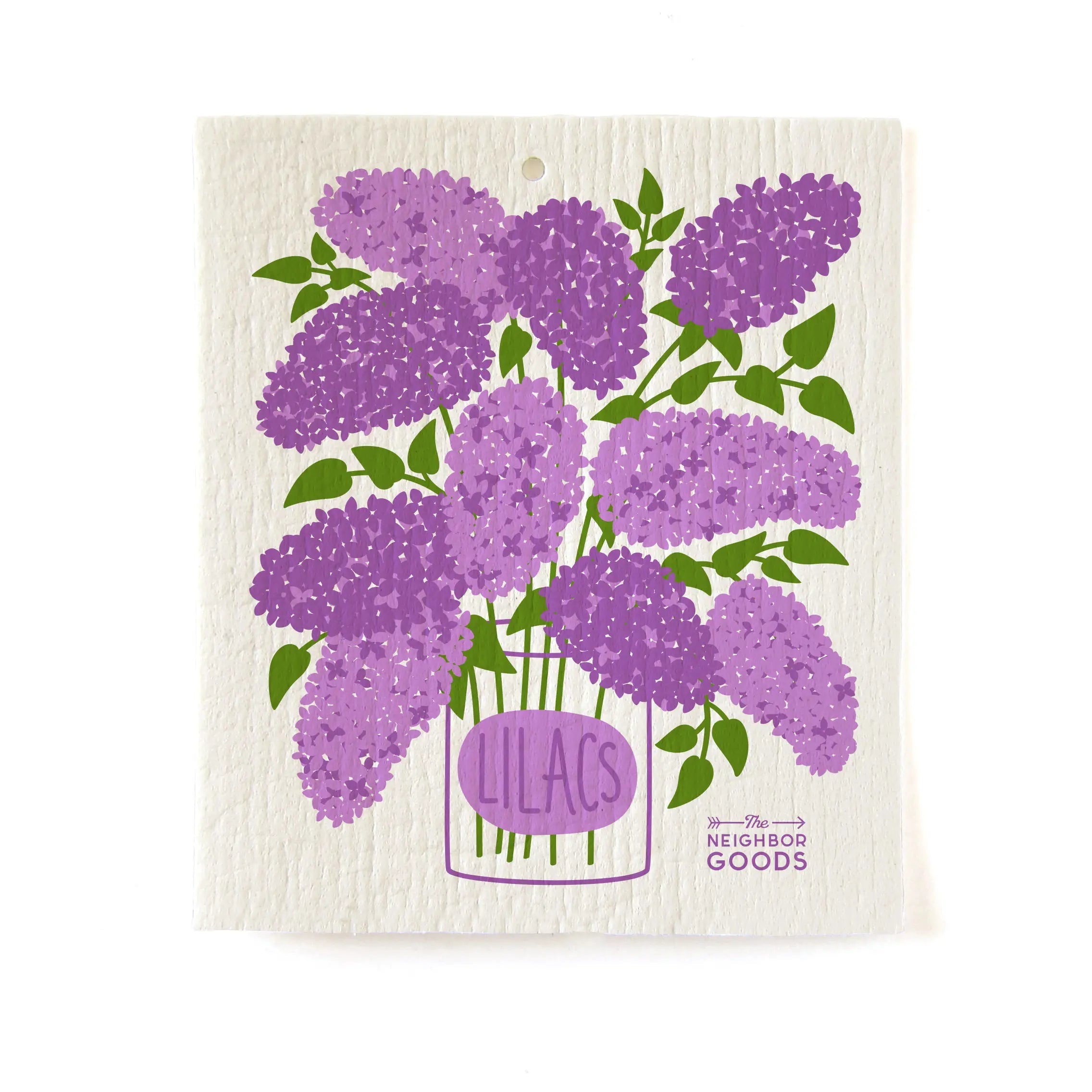 Reusable edible flower sponge cloths for the kitchen