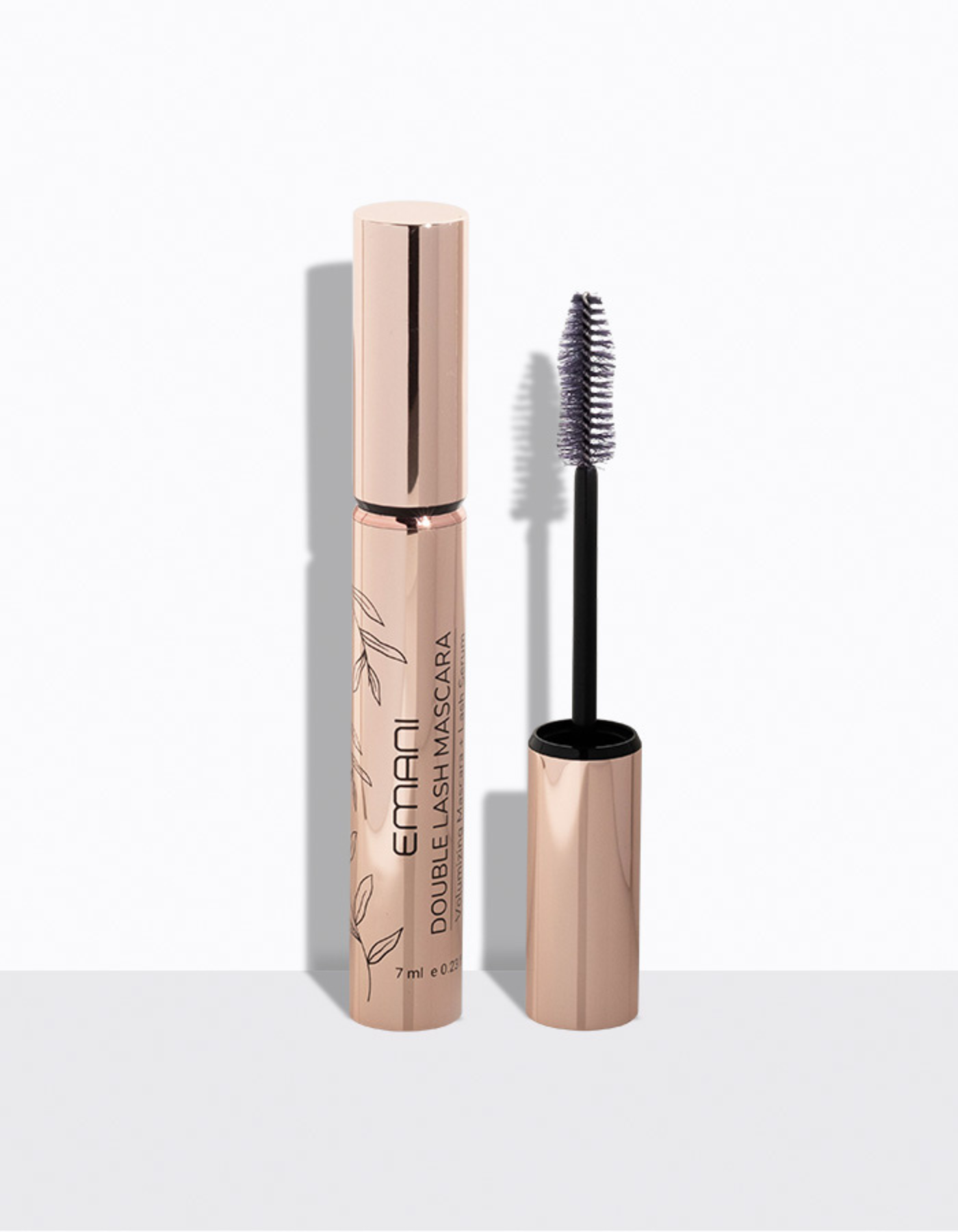 emani double lash mascara with built-in lash growth serum